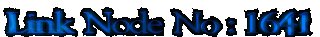 Link Index Number